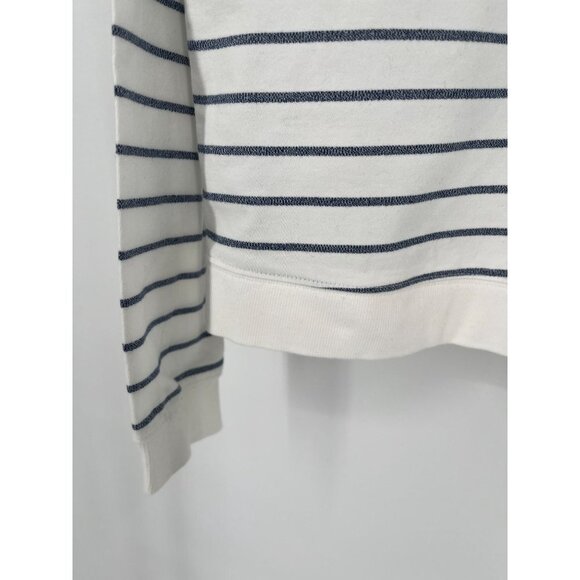 Asos Ladies Navy Stripe Jersey Knit Long Sleeve Top Size Small - Picture 2 of 15